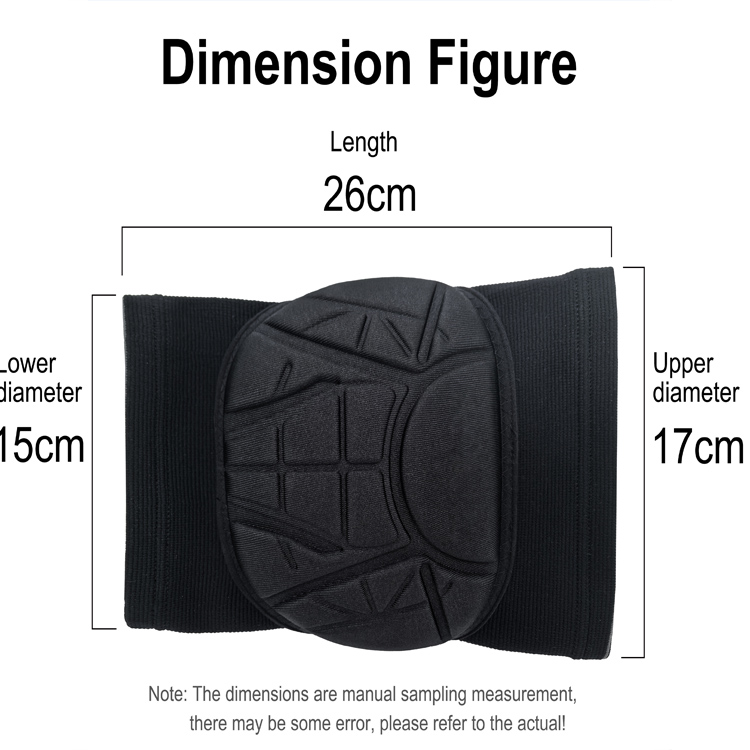 కస్టమ్ లోగో చిక్కగా ఉండే స్పాంజ్ యాంటీ-కొలిజన్ మోకాలి ప్యాడ్‌లు