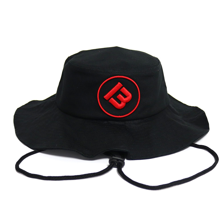 ఫ్యాక్టరీ డైరెక్ట్ UV రక్షణ టోపీ వైడ్ బార్డర్ విండ్‌బ్రేక్ రోప్