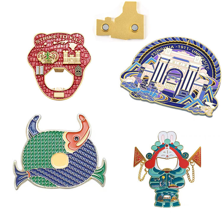 గ్లిట్టర్ మెటల్ ఫ్రిజ్ అయస్కాంతాలు ప్రచార రిఫ్రిజిరేటర్ అయస్కాంతాలు