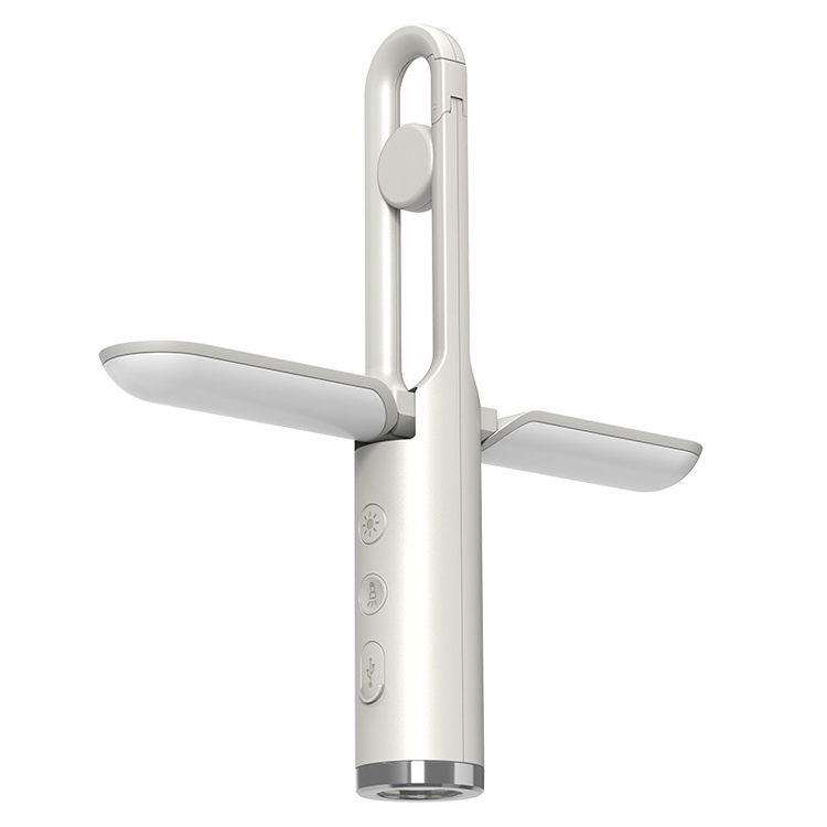 మల్టీఫంక్షనల్ వాటర్‌ప్రూఫ్ క్యాంపింగ్ లాంప్ USB రీఛార్జిబుల్