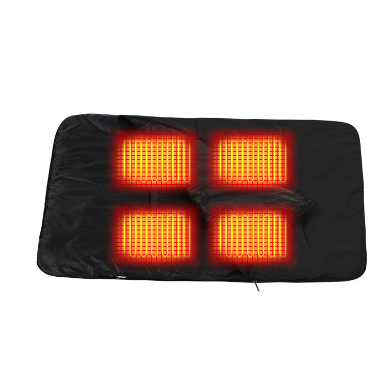 ఇండోర్ ప్రయాణం కోసం అవుట్‌డోర్ హీటెడ్ వాటర్‌ప్రూఫ్ డాగ్ స్లీపింగ్ బ్యాగ్