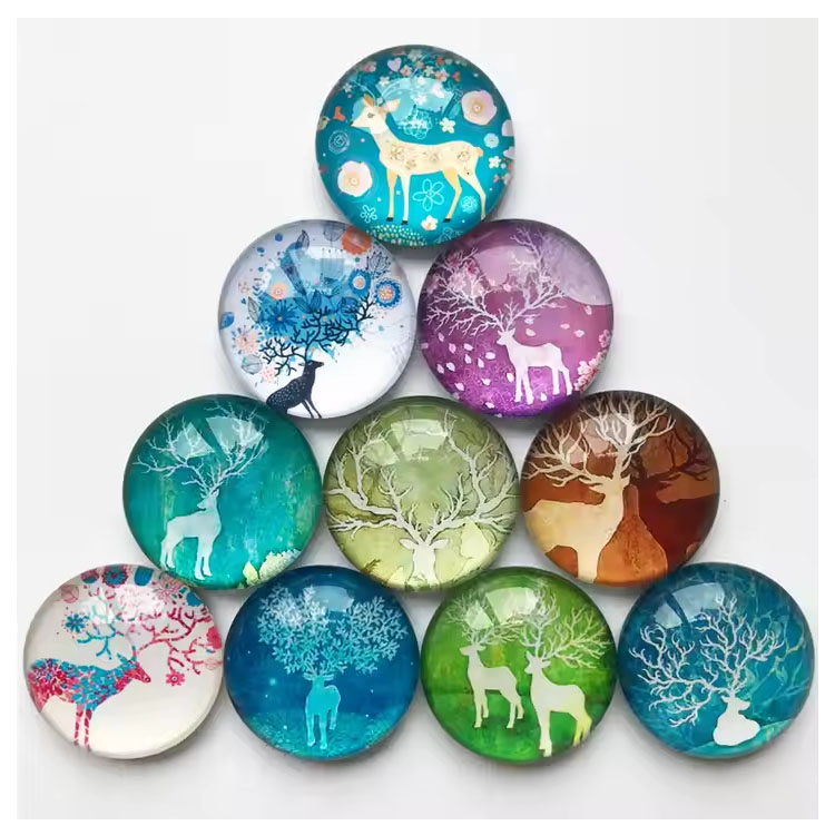 రబ్బర్ స్టిక్కర్ ఫెయిరీ డీర్ ఆర్ట్ ప్రమోషనల్ గిఫ్ట్ ఫ్రిజ్ మాగ్నెట్